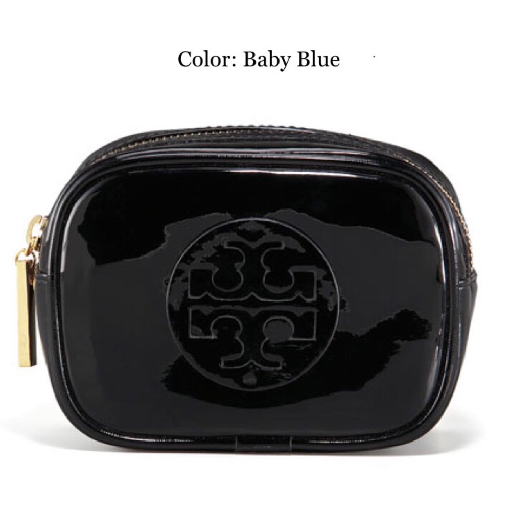 NWT Tory Burch Small Patent Cosmetic Case